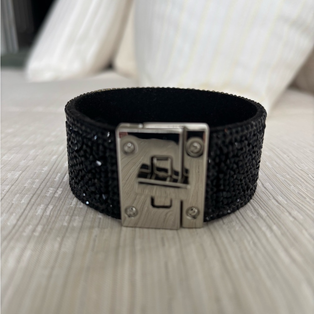 Black Beaded Bracelet